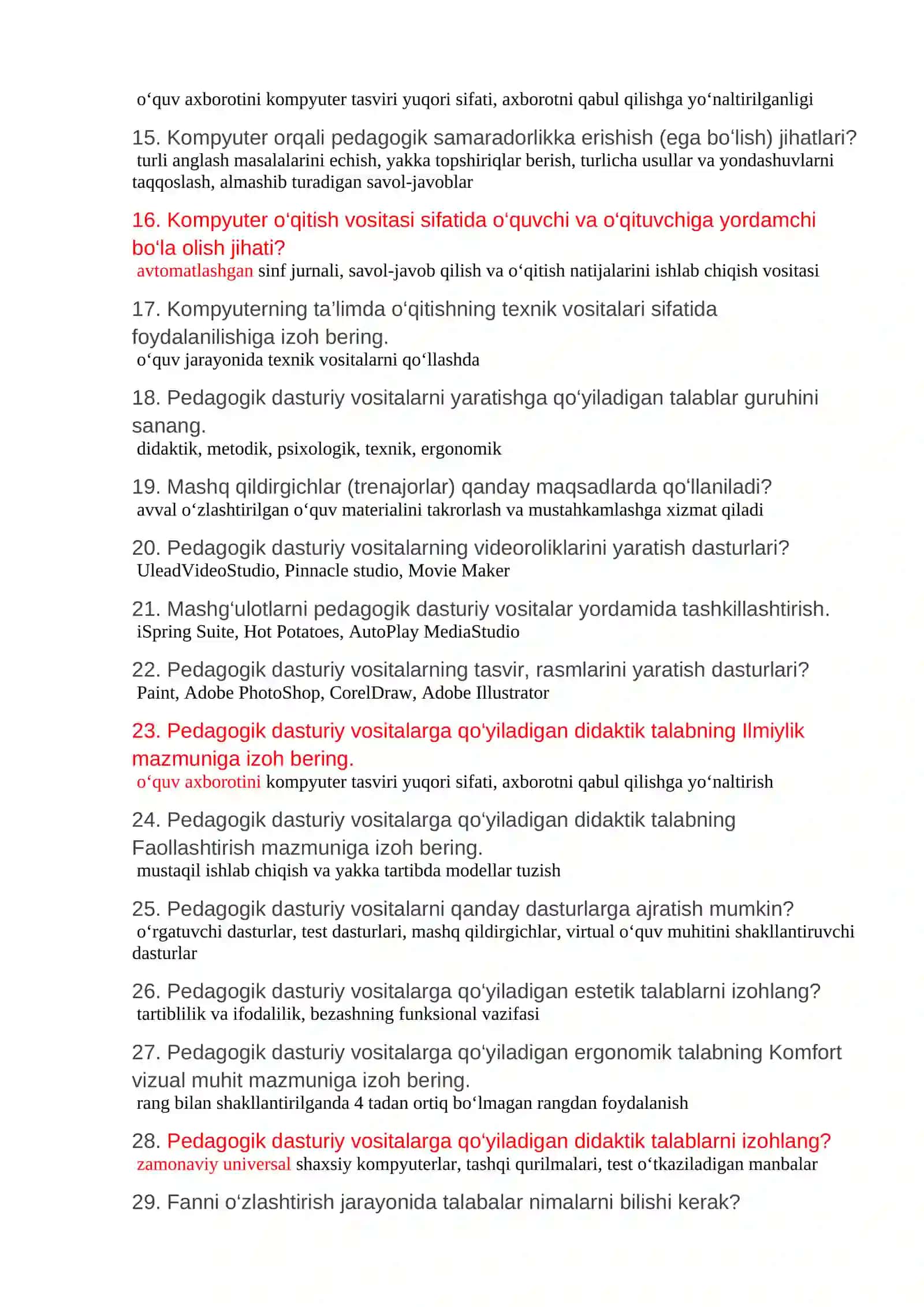 Pedagogik dasturiy vositala 2