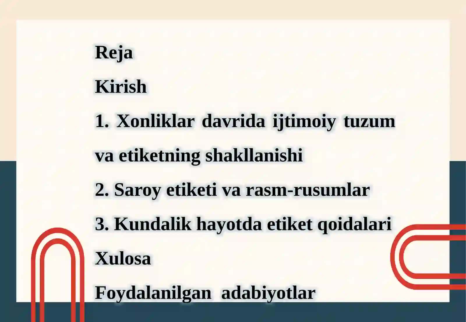 Xonliklar davri etiketi 2