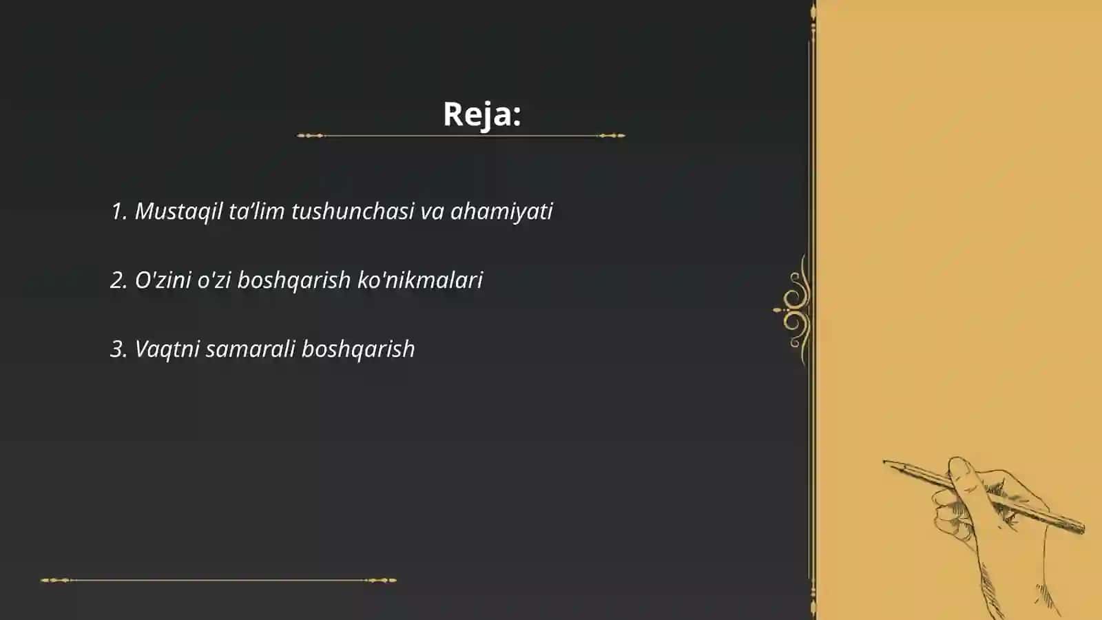 Mustaqil taʼlim mavzulari 2