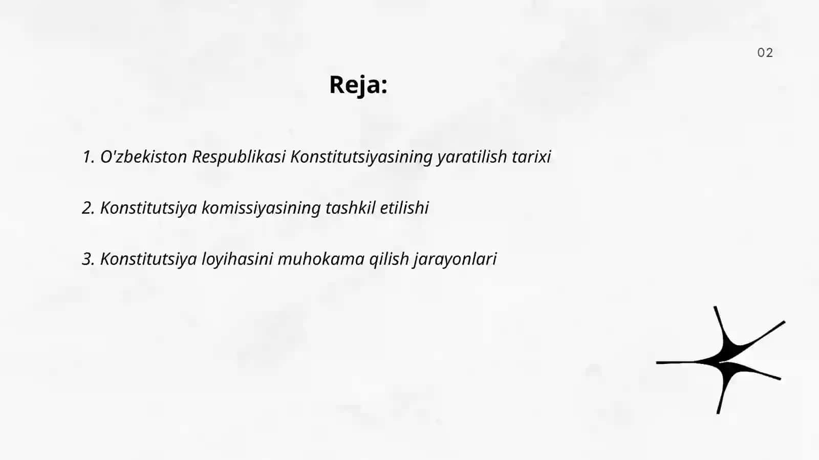 O'zbekiston Respublikasi Konstitutsiyasi tarixi 2