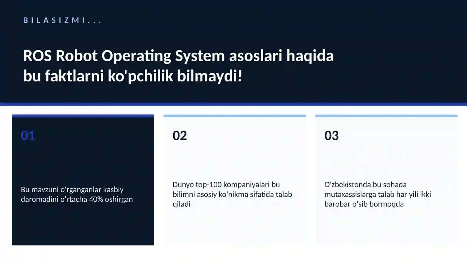 ROS Robot Operating System asoslari 2
