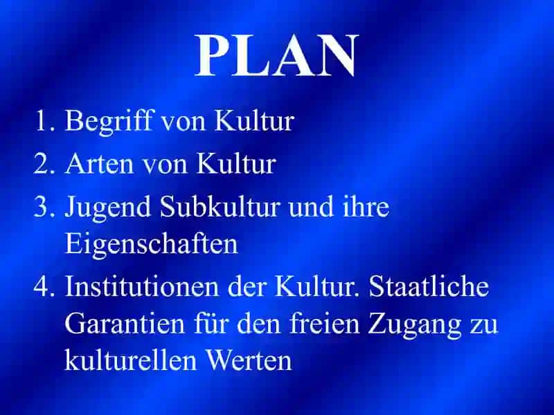 BEGRIFF VON KULTUR 2