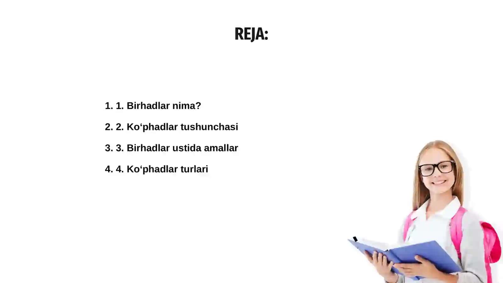 7-sinif matematikada birhadlar va koʻphadalar mavzusi 2