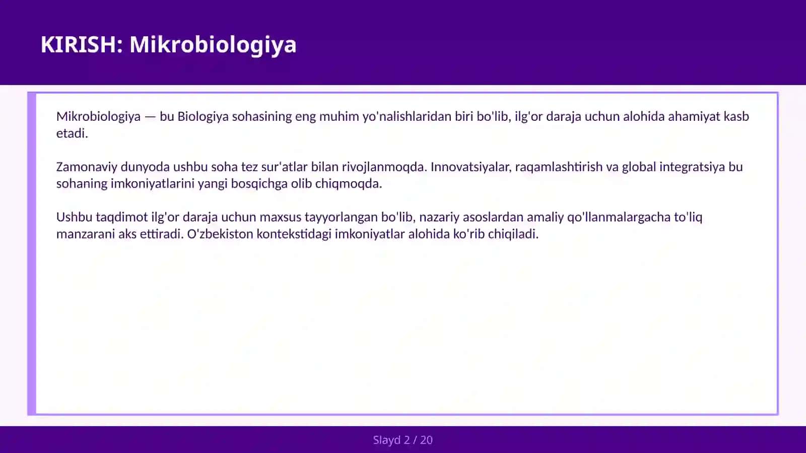 MIKROBIOLOGIYA 2