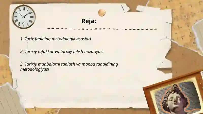 Tarix fanining metodologiyasi 2