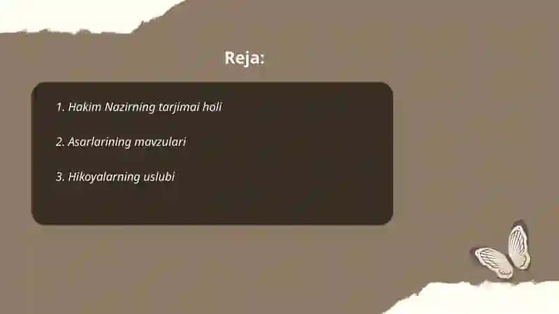 Hakim Nazir asar va hikoyalari 2