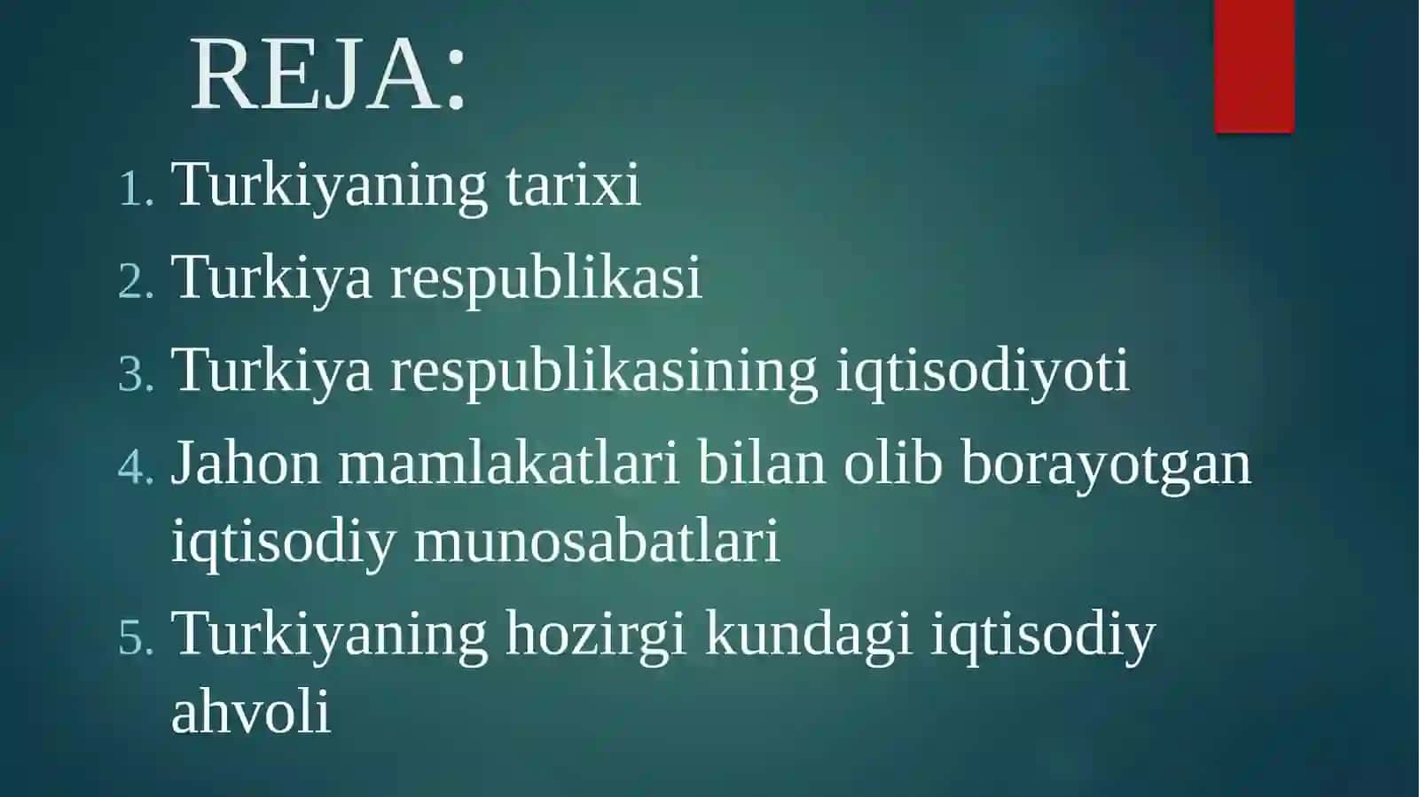 Turkiya iqtisodiyoti 2