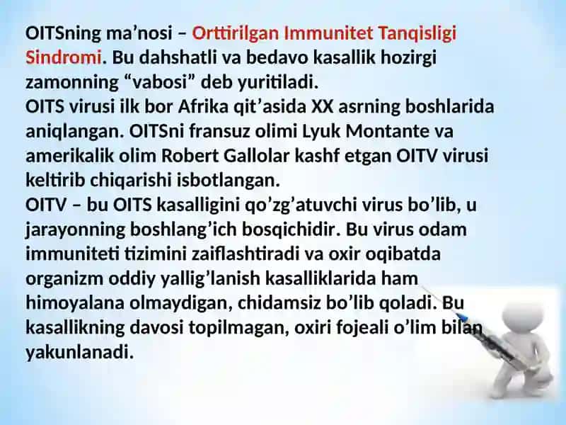 OITS virusi nima o'zi 2