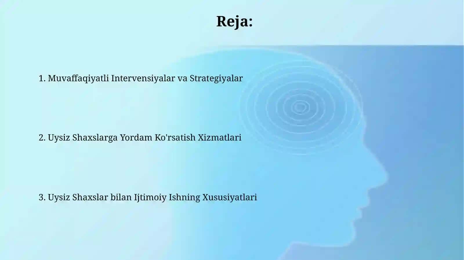 Uysiz Shaxslarning Ehtiyojlаri 2