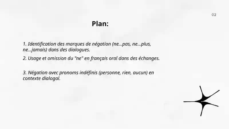 Les phrases négatives et interrogatives 2