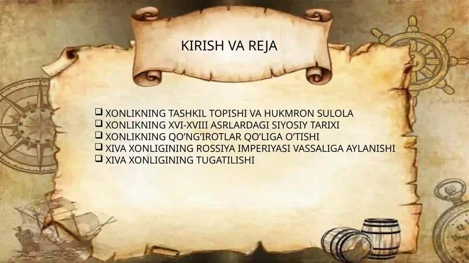 Xiva xonligi tarixi 2