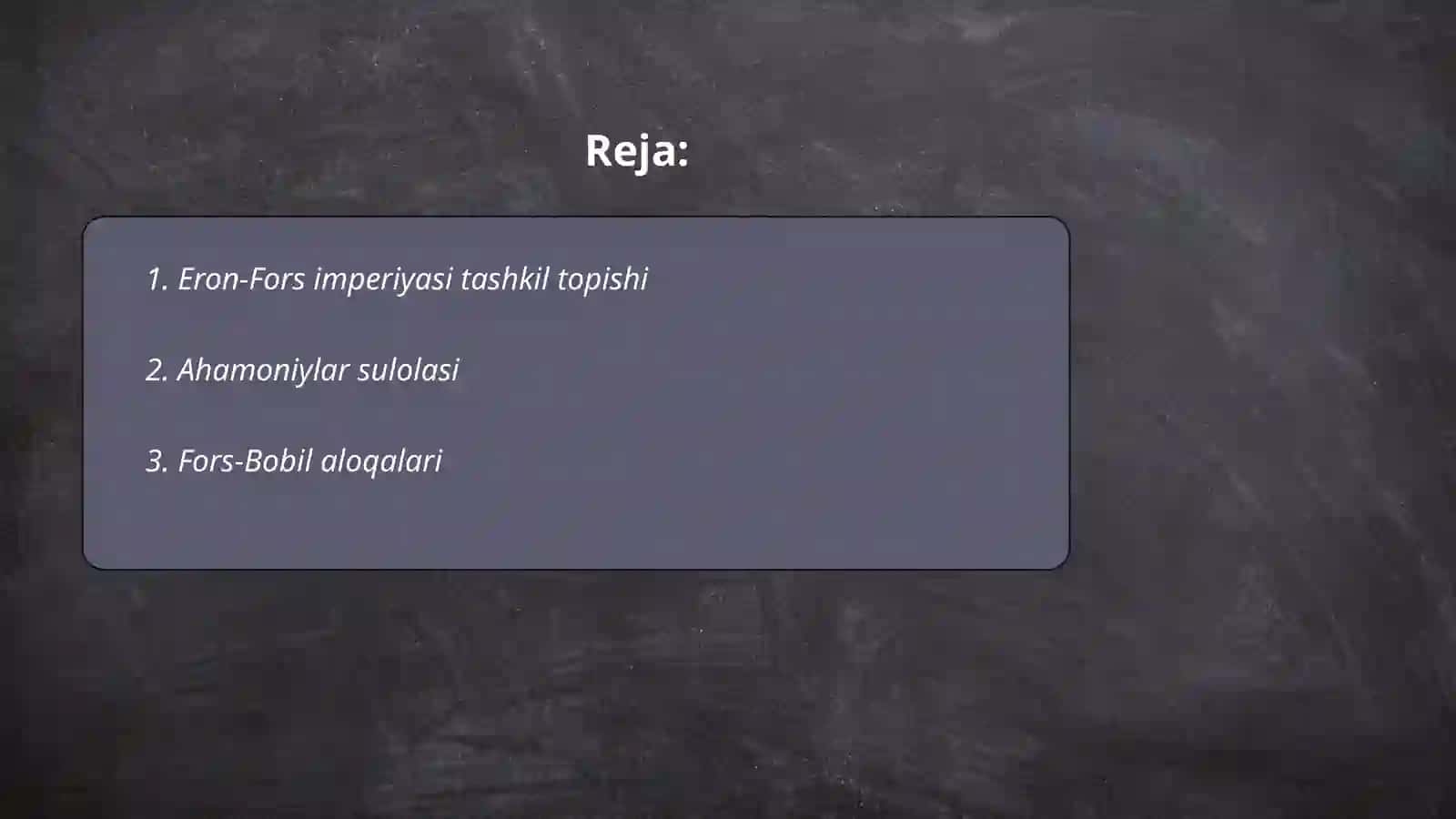 Qadimgi Eron sivilizatsiyasi 2