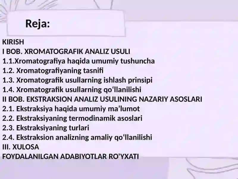 Analitik kimyo kursi 2