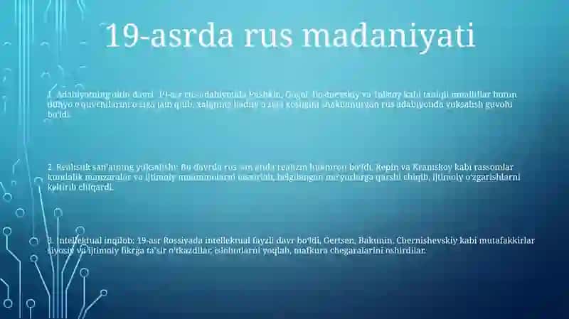 XIX Asrda Rossiyaning Ijtimoiy Rivojlanishi 2
