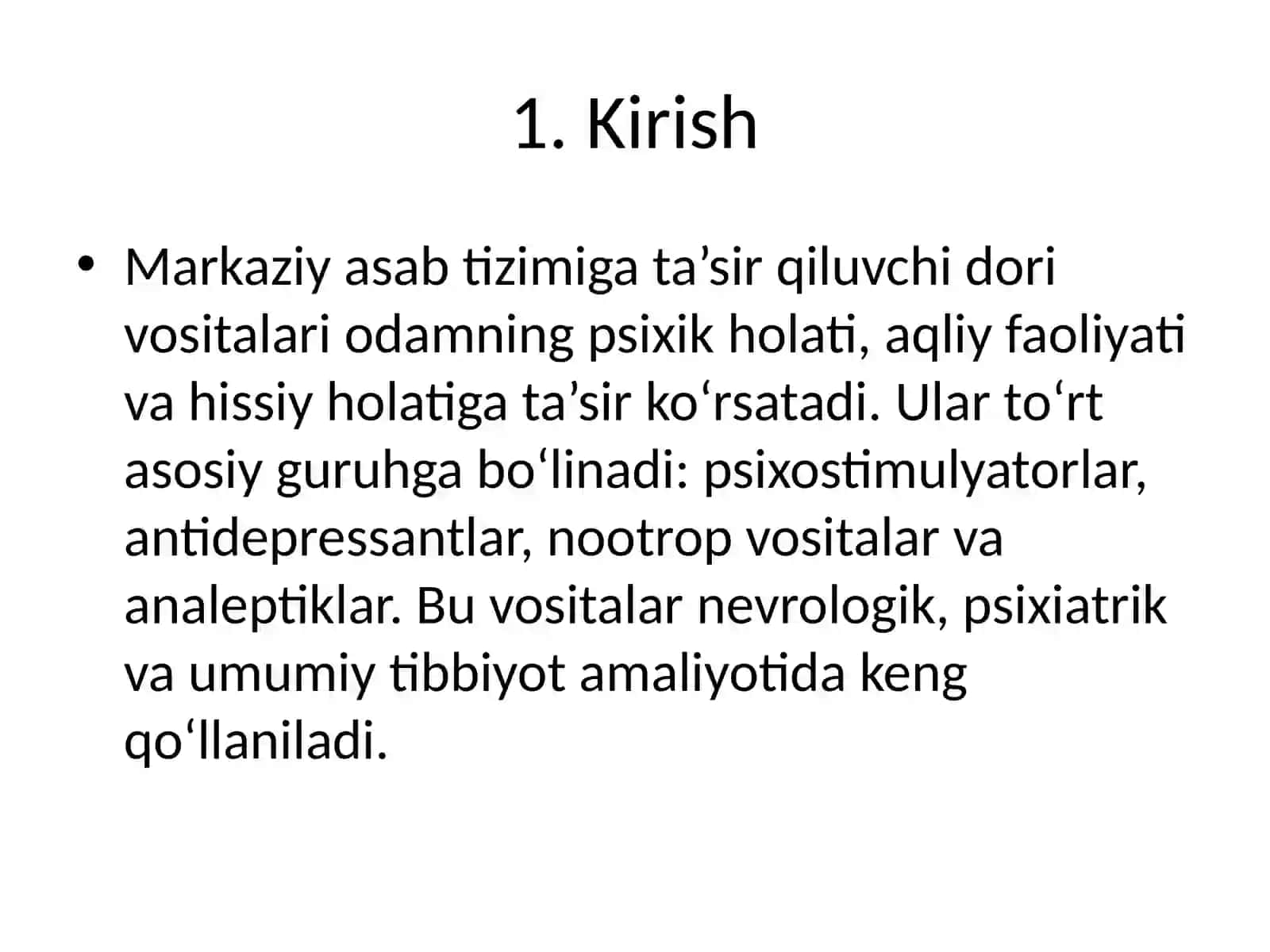 Psixostimulyatorlar 2