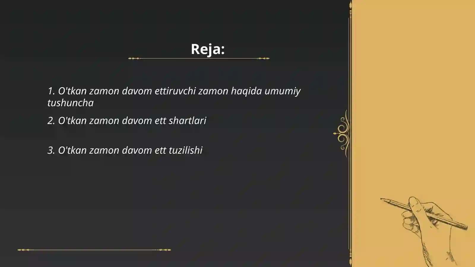 O'tkan zamon davom 2