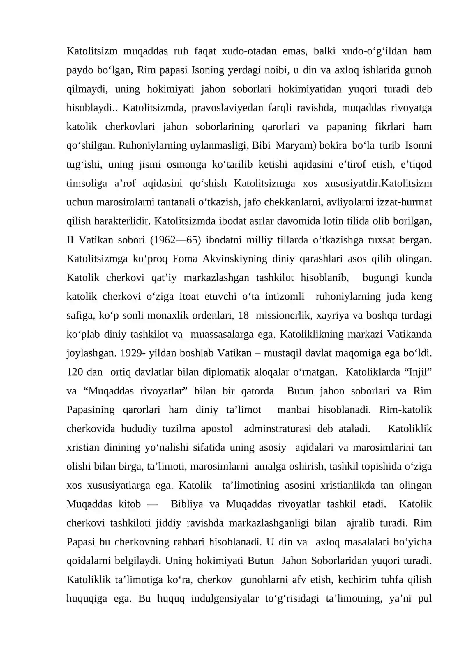XVI-XVII asrlarda Katolik cherkovi 2