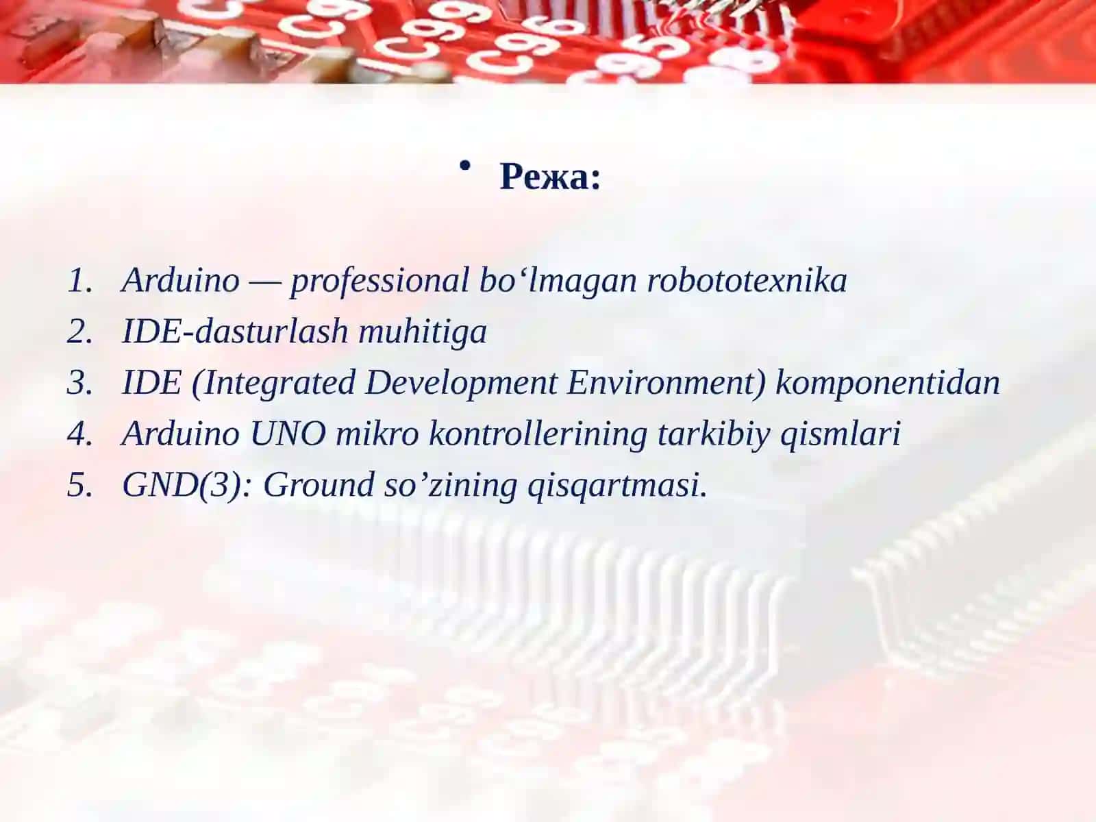 Arduino dasturi 2