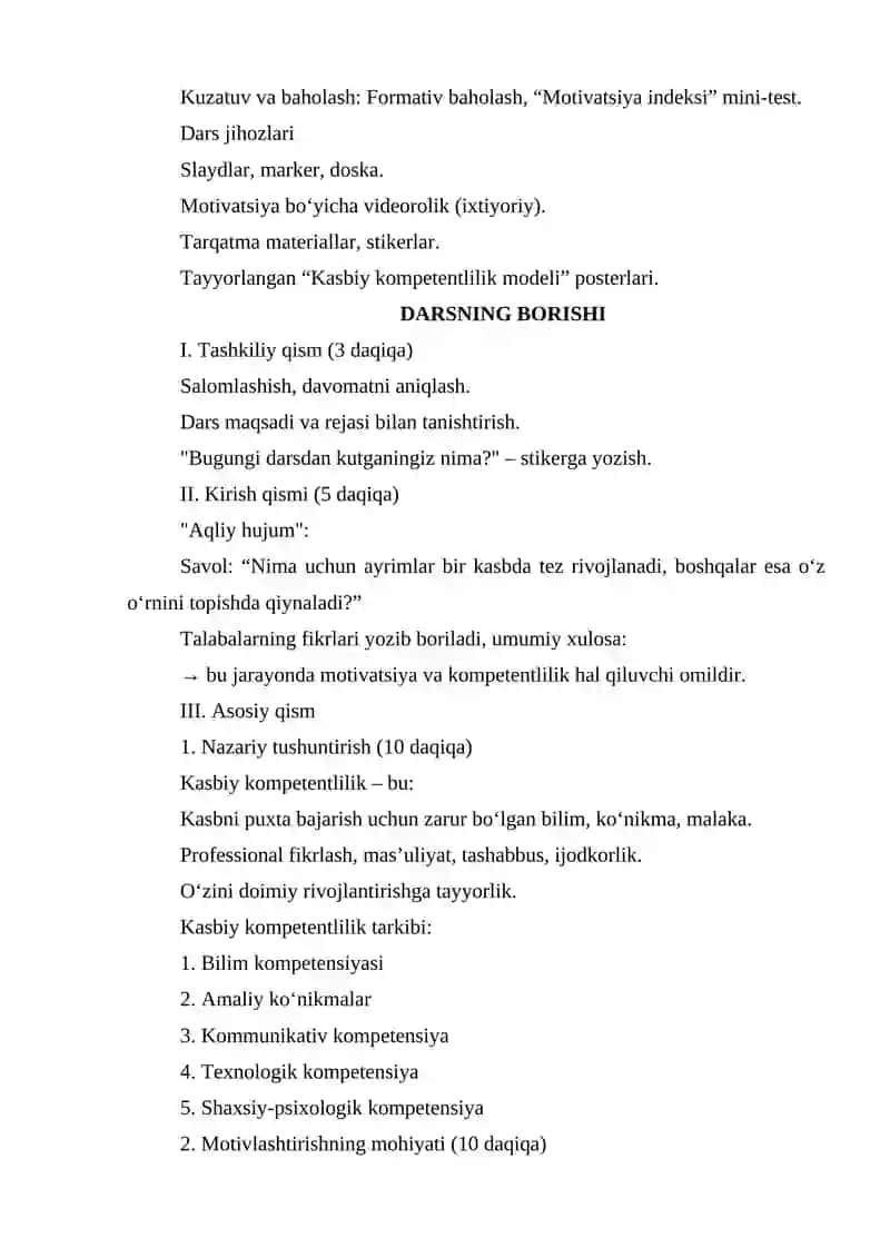 DARS ISHLANMA 2