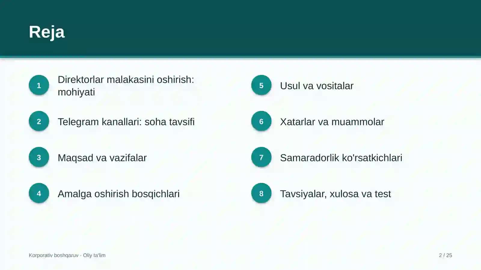 telegram kanallarida direktorlar malakasini oshirish 8756 2