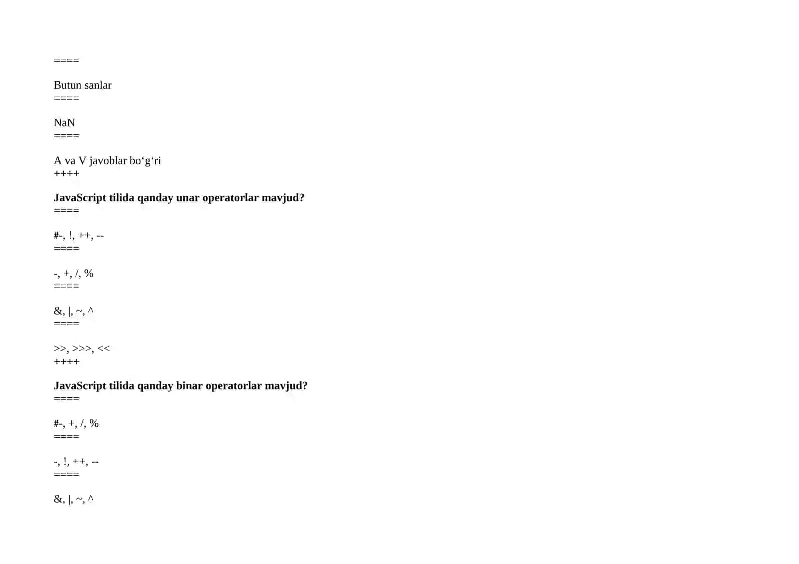 JavaScript tili bu… 2