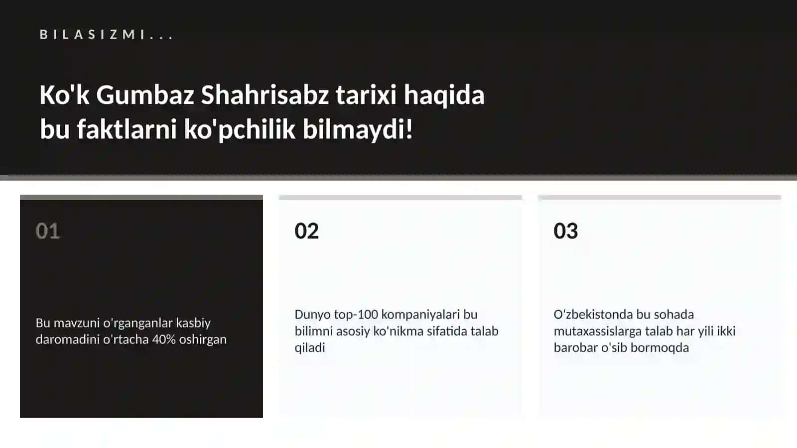 Ko'k Gumbaz Shahrisabz tarixi 2