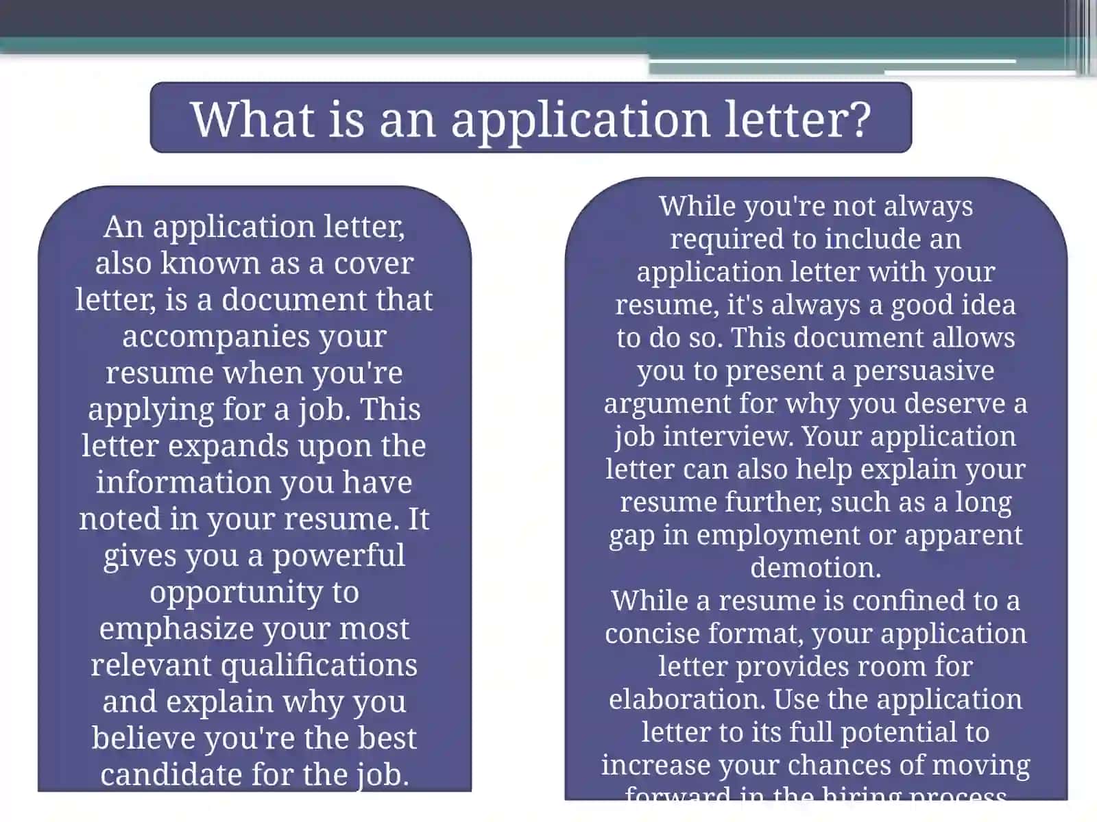 Writinganaplicationletter or email 2