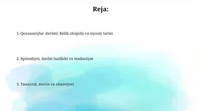 Qoraxoniylar davlati 2
