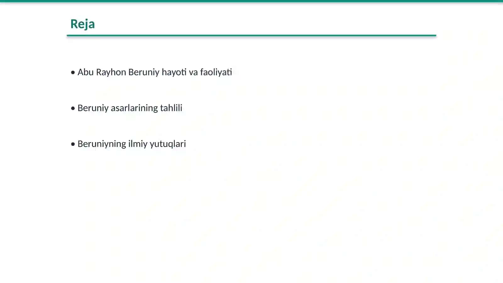 Abu Rayhon Beruniy haqida bibliografik axborot 2