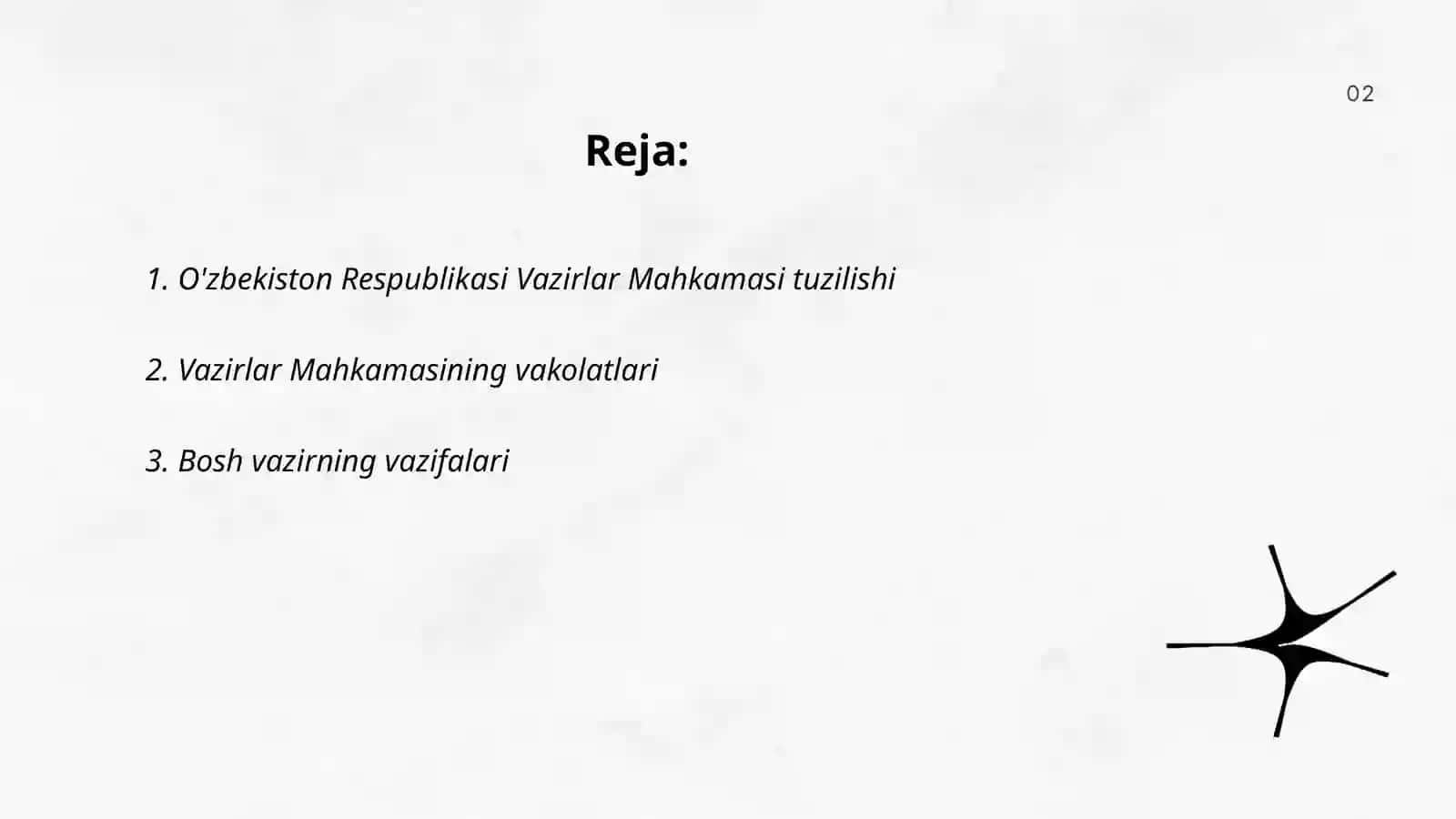 O'zbekiston Respublikasi Vazirlar Mahkamasi 2