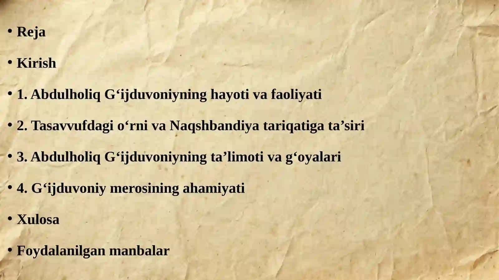 Abdulholiq G‘ijduvoniyning ta’limoti va g‘oyalari 2