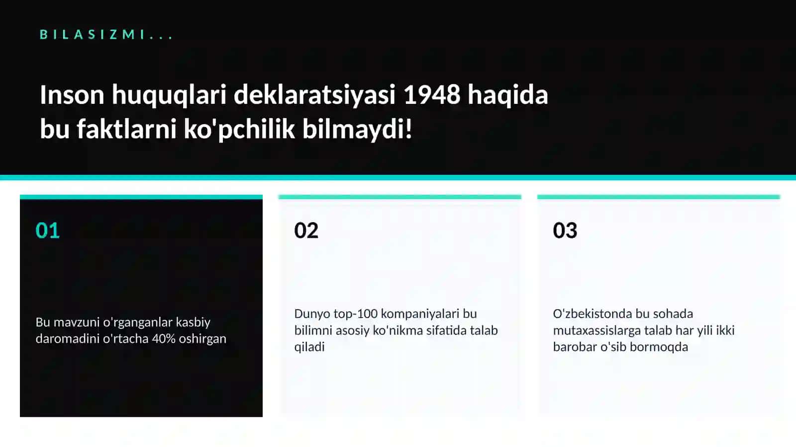Inson huquqlari deklaratsiyasi 1948 2