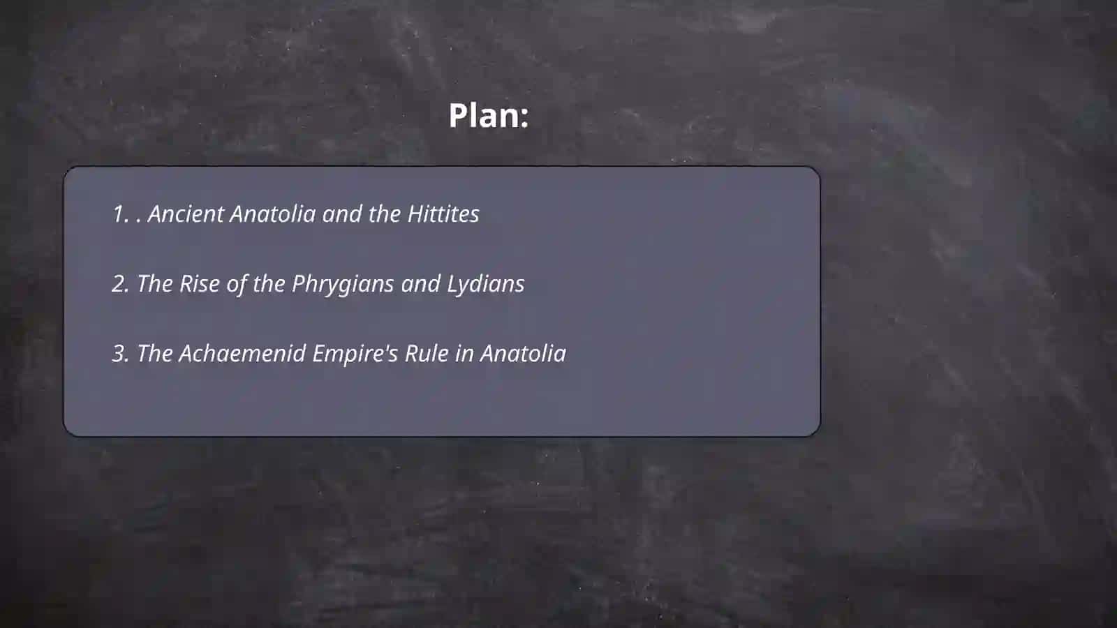 The history of Turkey 2