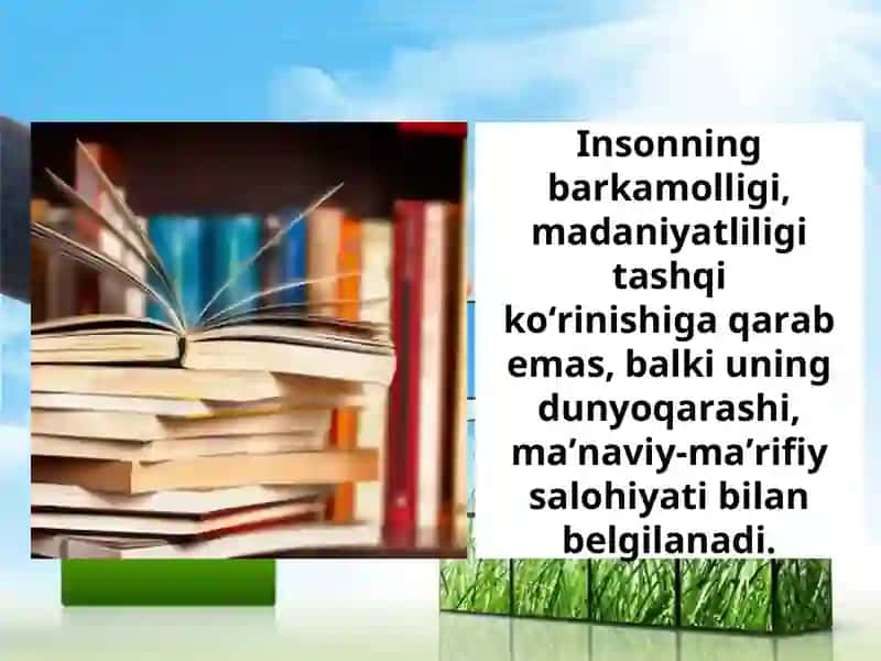 Ekologik madaniyat va tabiiy savodxonlik tushunchalarining o’zaro bog’liqligi 2