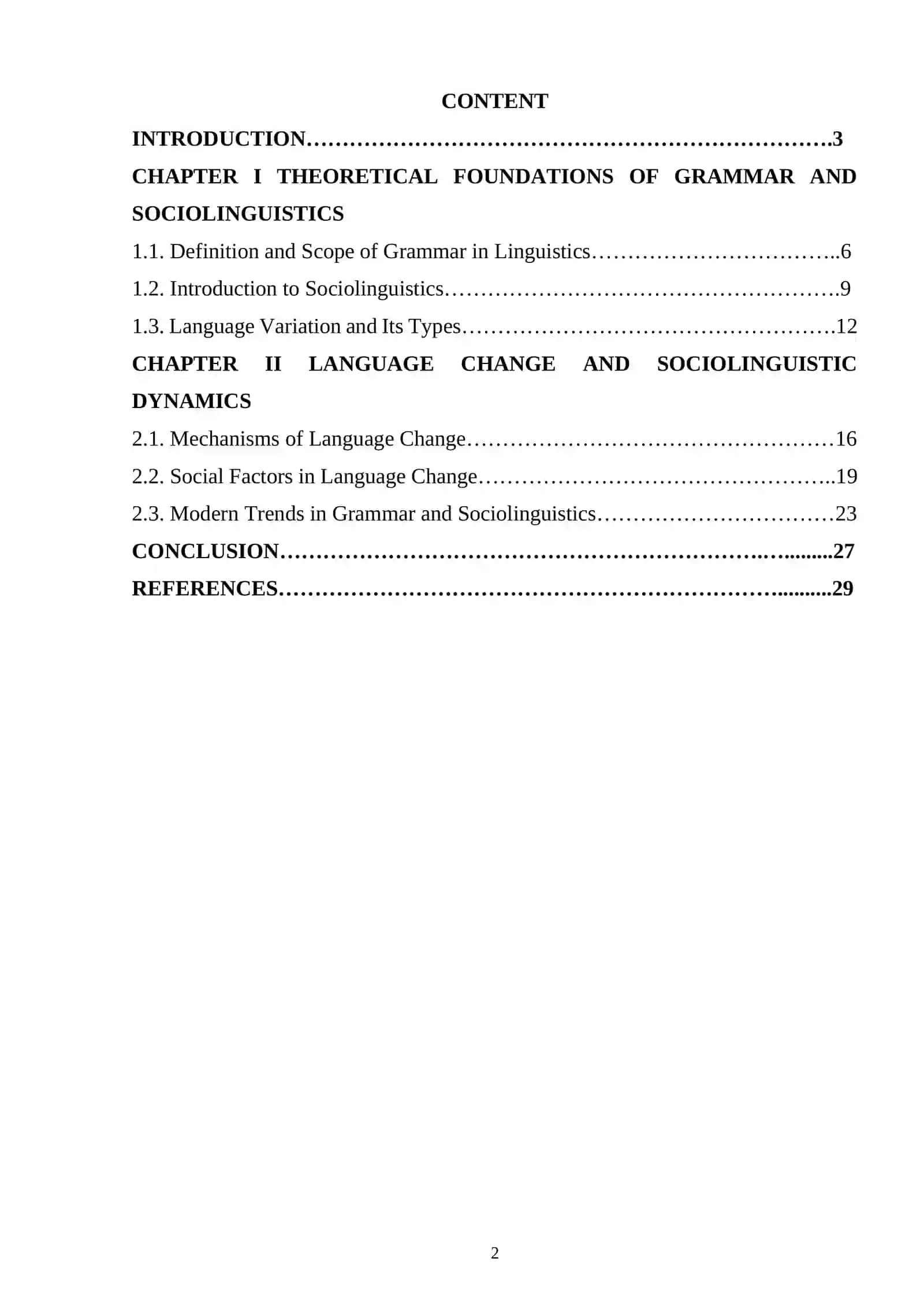 Grammar and sociolinguistics variation and change 2