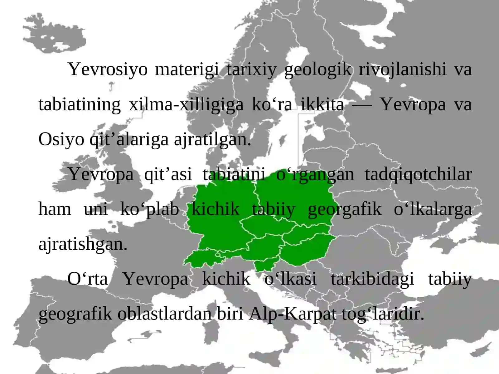 O‘rta Yevropa 2