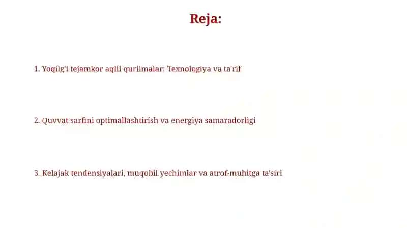 Yoqilg'i Tejamkor Aqlli Qurilma 2