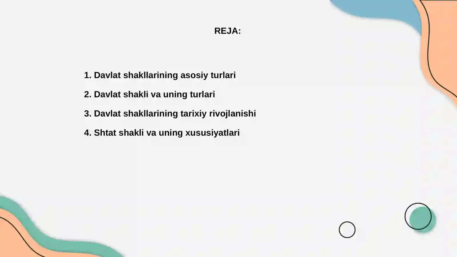 Davlat shakllari va uning tarkibiy qismi 2