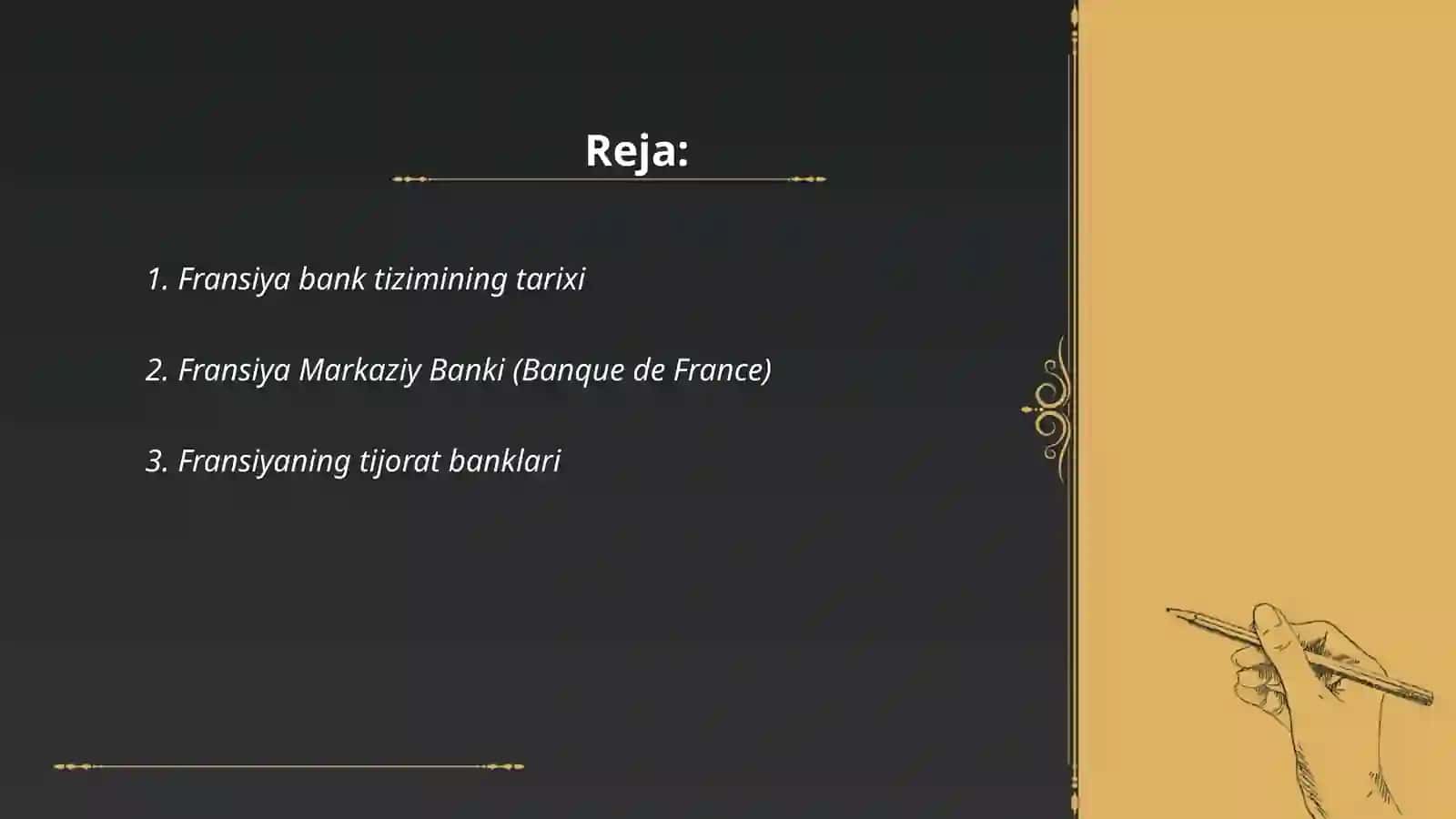 Fransiya bank tizimi 2