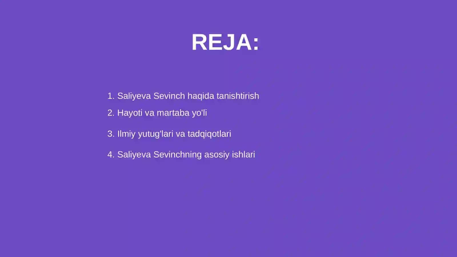 Saliyeva Sevinch 2