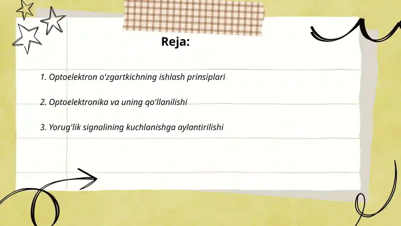 Optoelektron oʻzgartkich 2
