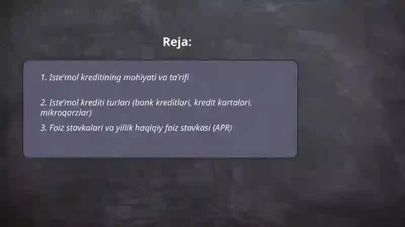 Iste'mol krediti 2