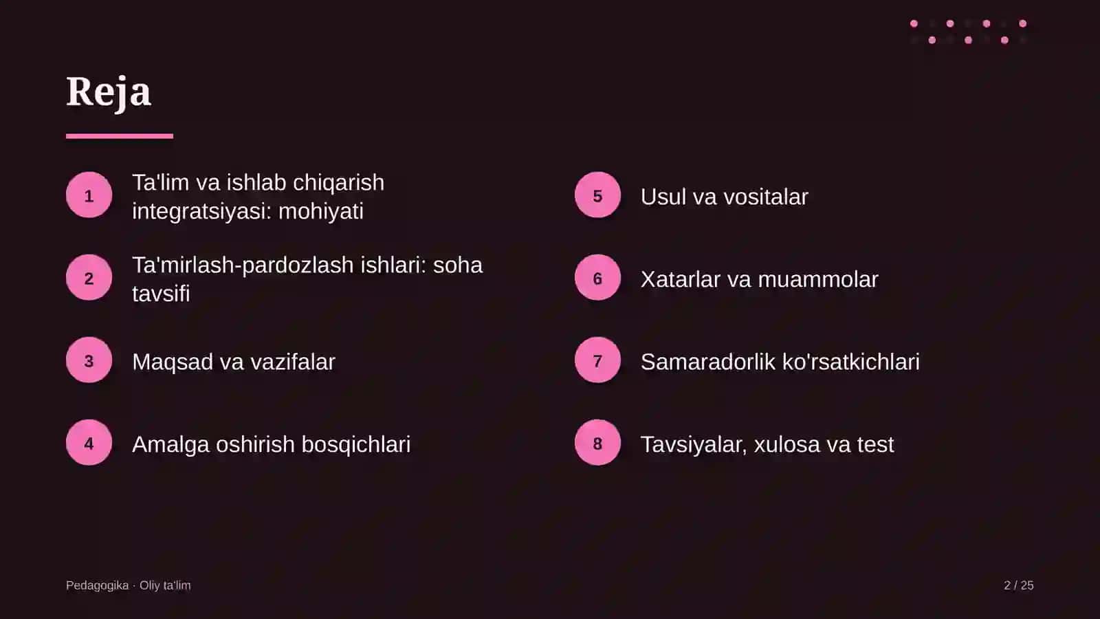 ta'mirlash pardozlash ishlarida ta'lim va ishlab chiqarish integratsiyasi 8828 2