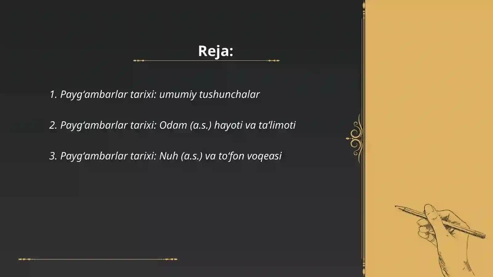 Paygʻambarlar tarixi 2