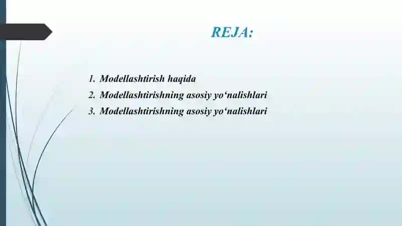 ILMIY VA TEXNIK IJODIYOTDA MODELLASHTIRISH 2