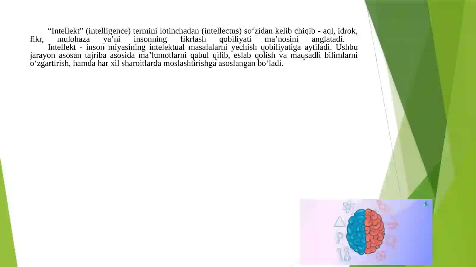 Intellektual Axborot Tizimlari 2