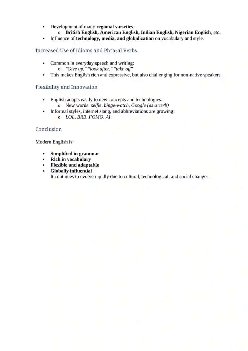 General Characteristic Features of Modern English 2