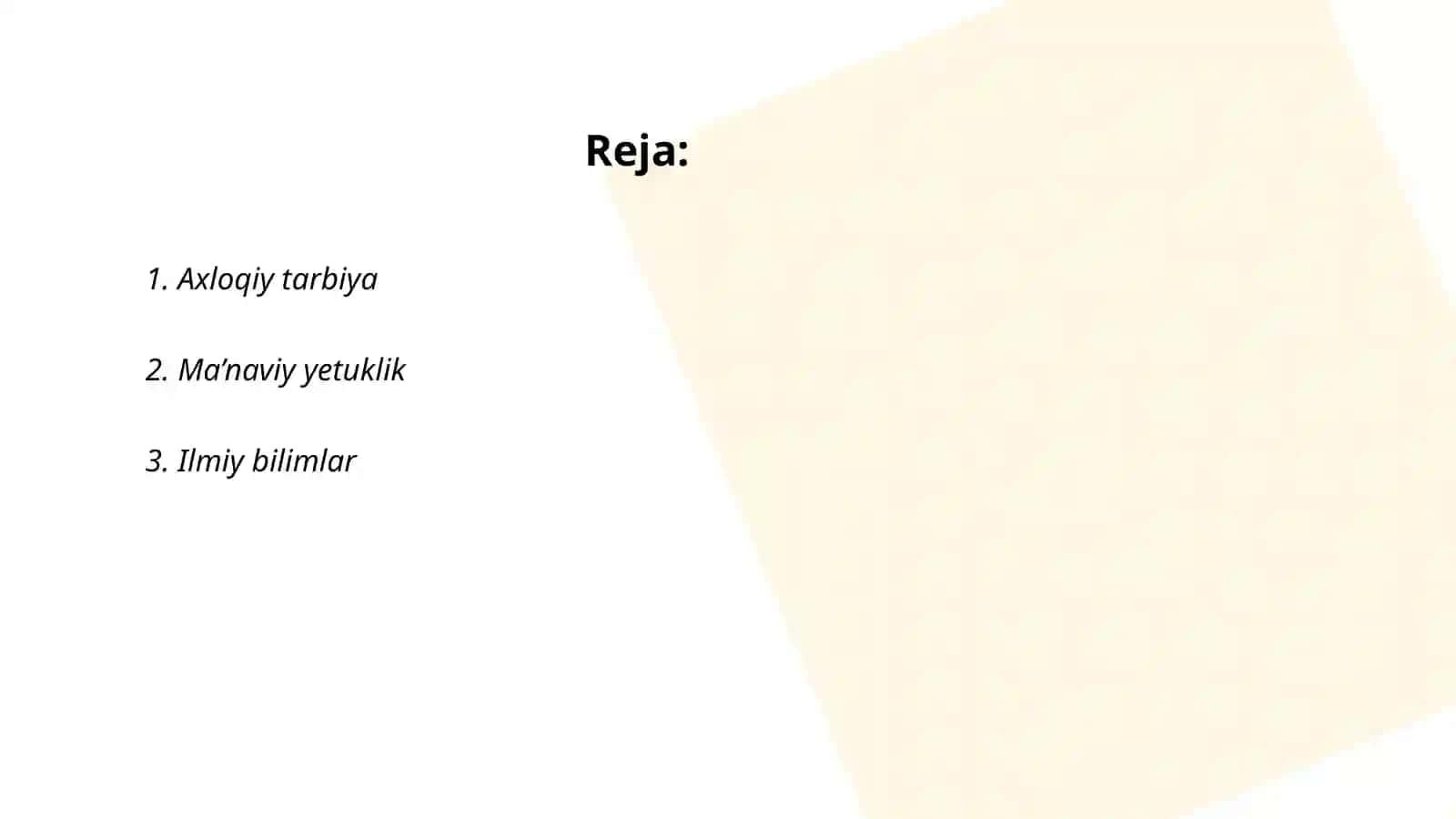 Axloqiy tarbiya 2
