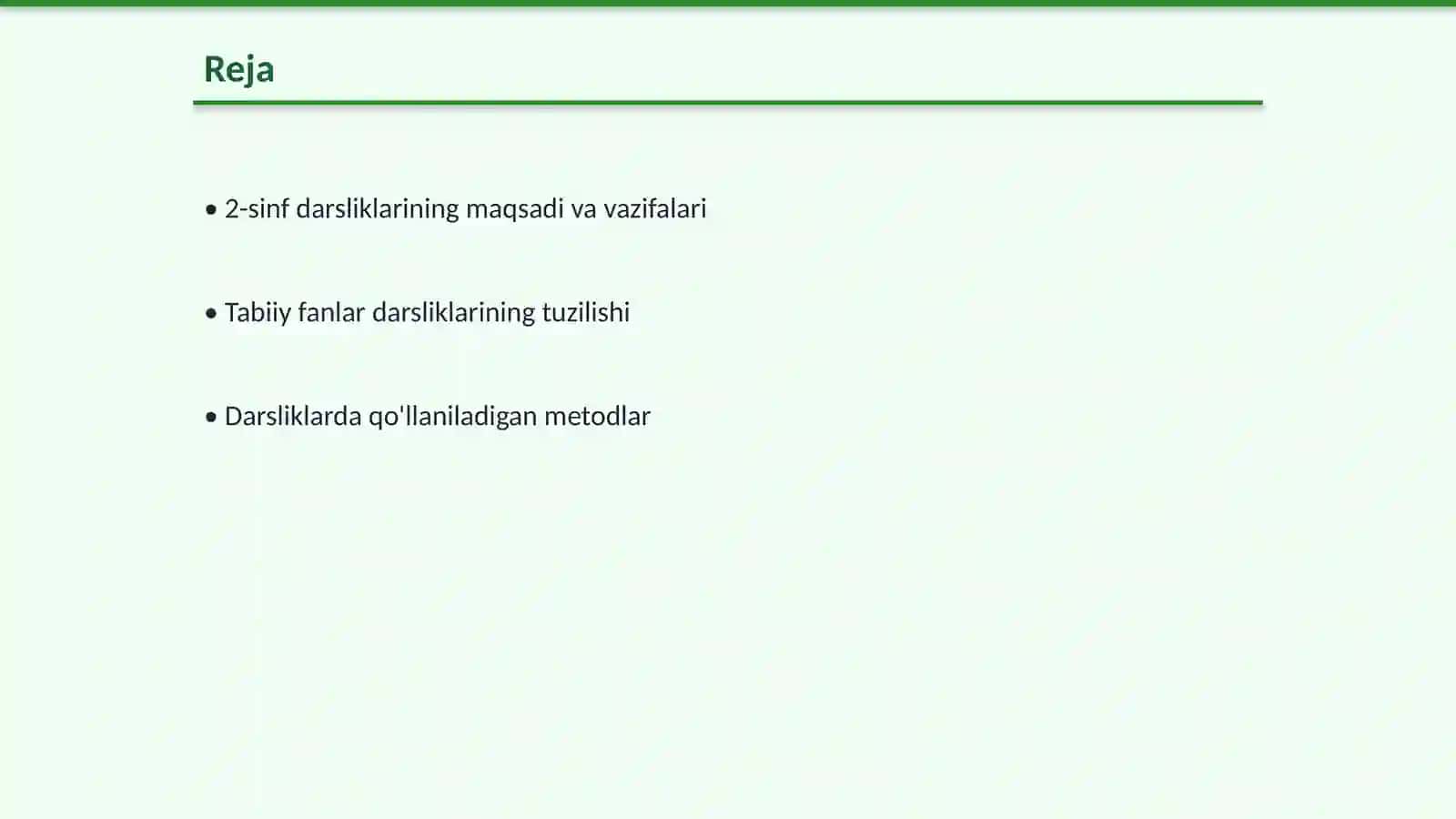 2-sinf “Tabiiy fanlar” darsliklari bilan tanishish va tahlil qilish 2