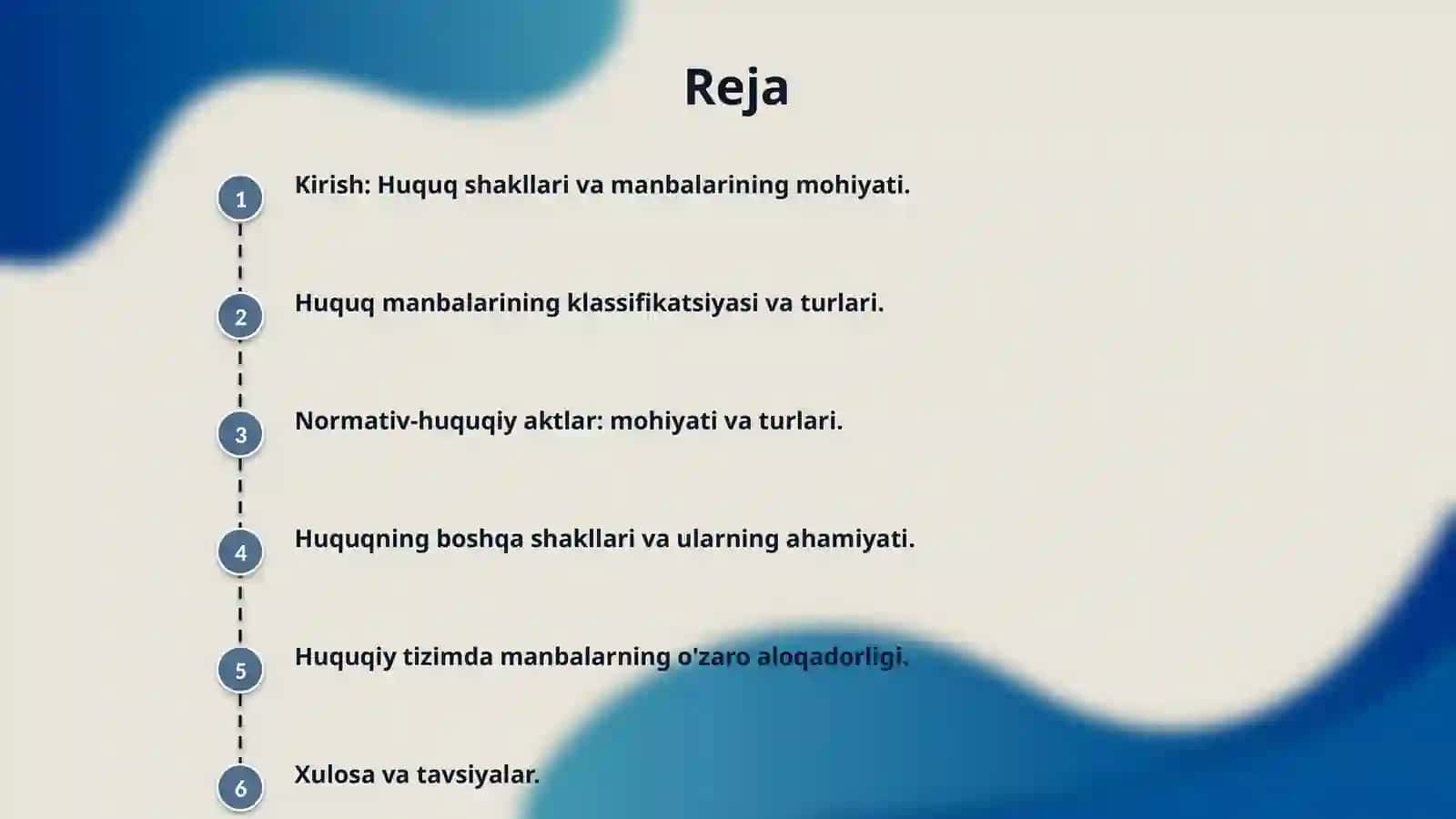 Huquq shakllari (manbalari). 2